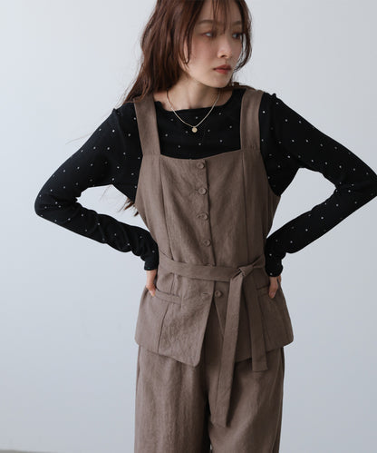 ピーチ起毛ベスト