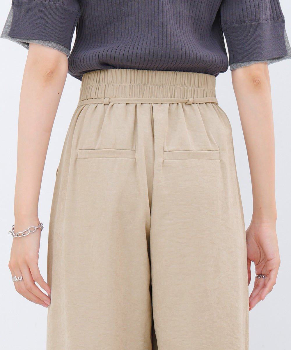 ピーチ起毛ストレートパンツ