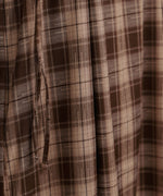 チェックギャザージャンパーワンピース