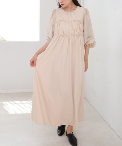 【S・Mサイズ展開】ビスチェライクフレアワンピース