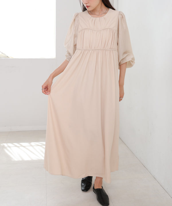 【S・Mサイズ展開】ビスチェライクフレアワンピース