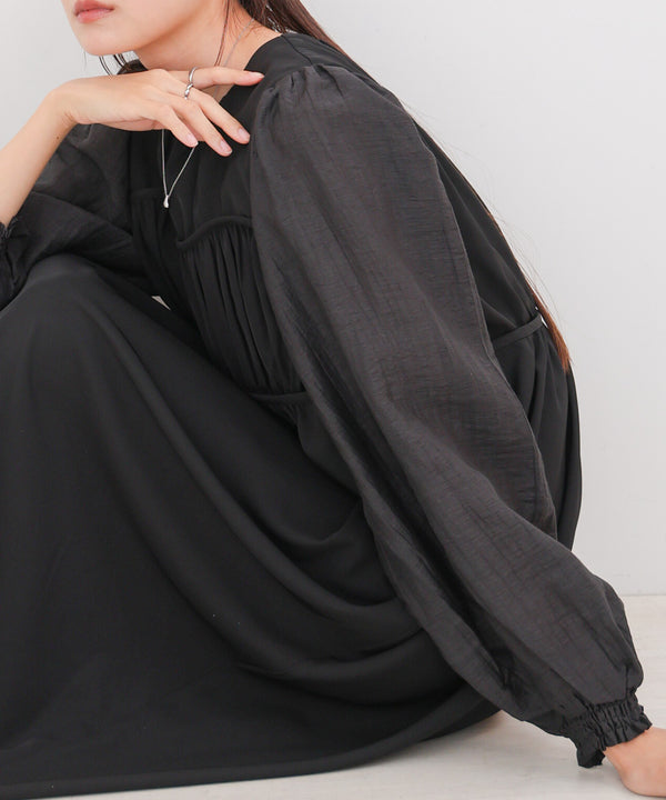 【S・Mサイズ展開】ビスチェライクフレアワンピース