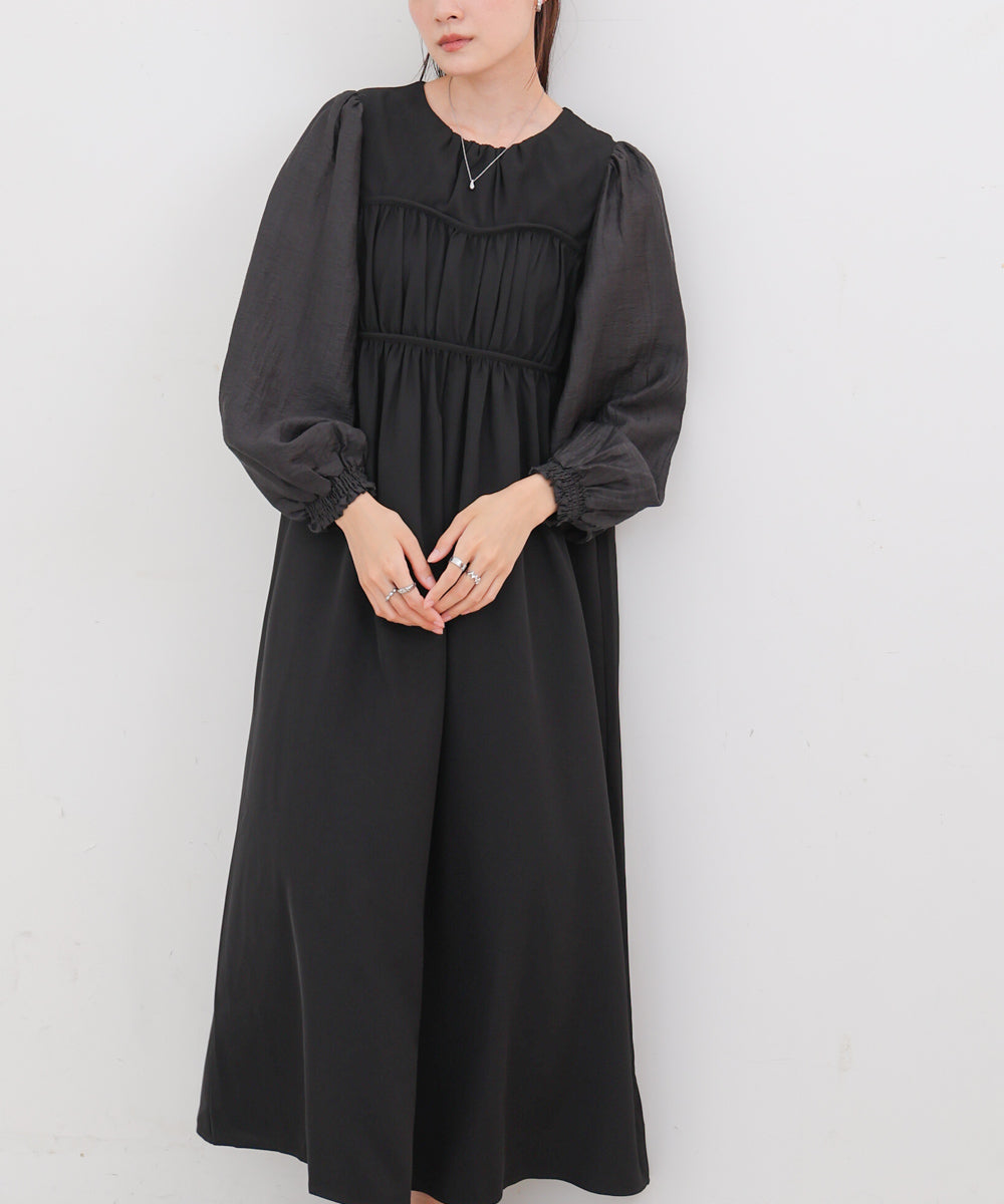 【S・Mサイズ展開】ビスチェライクフレアワンピース