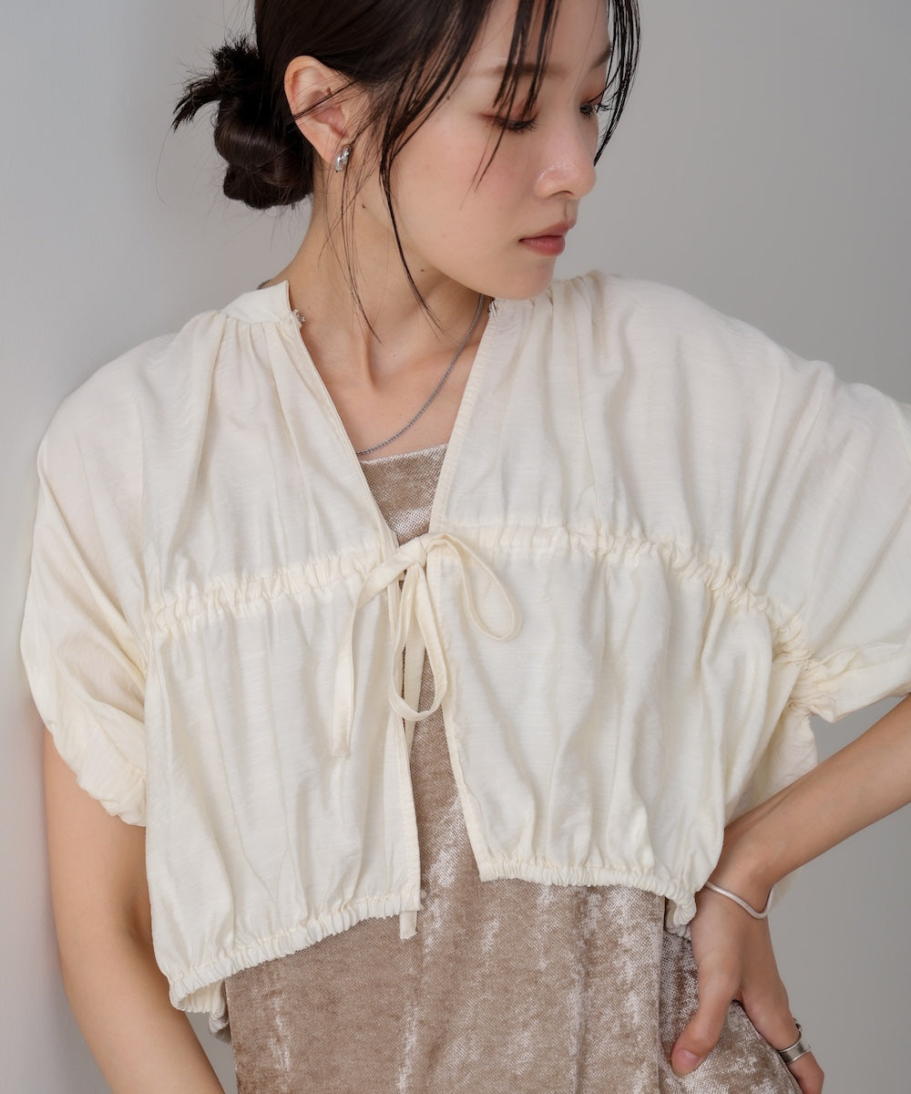 ギャザードロストシャツベスト