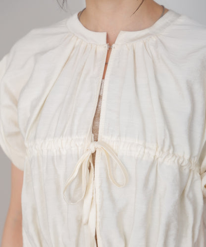 ギャザードロストシャツベスト