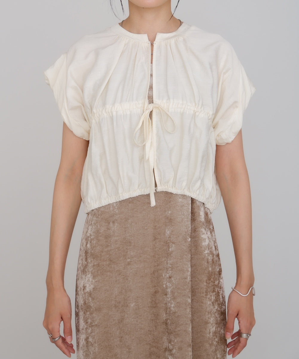 ギャザードロストシャツベスト