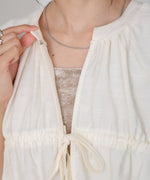 ギャザードロストシャツベスト