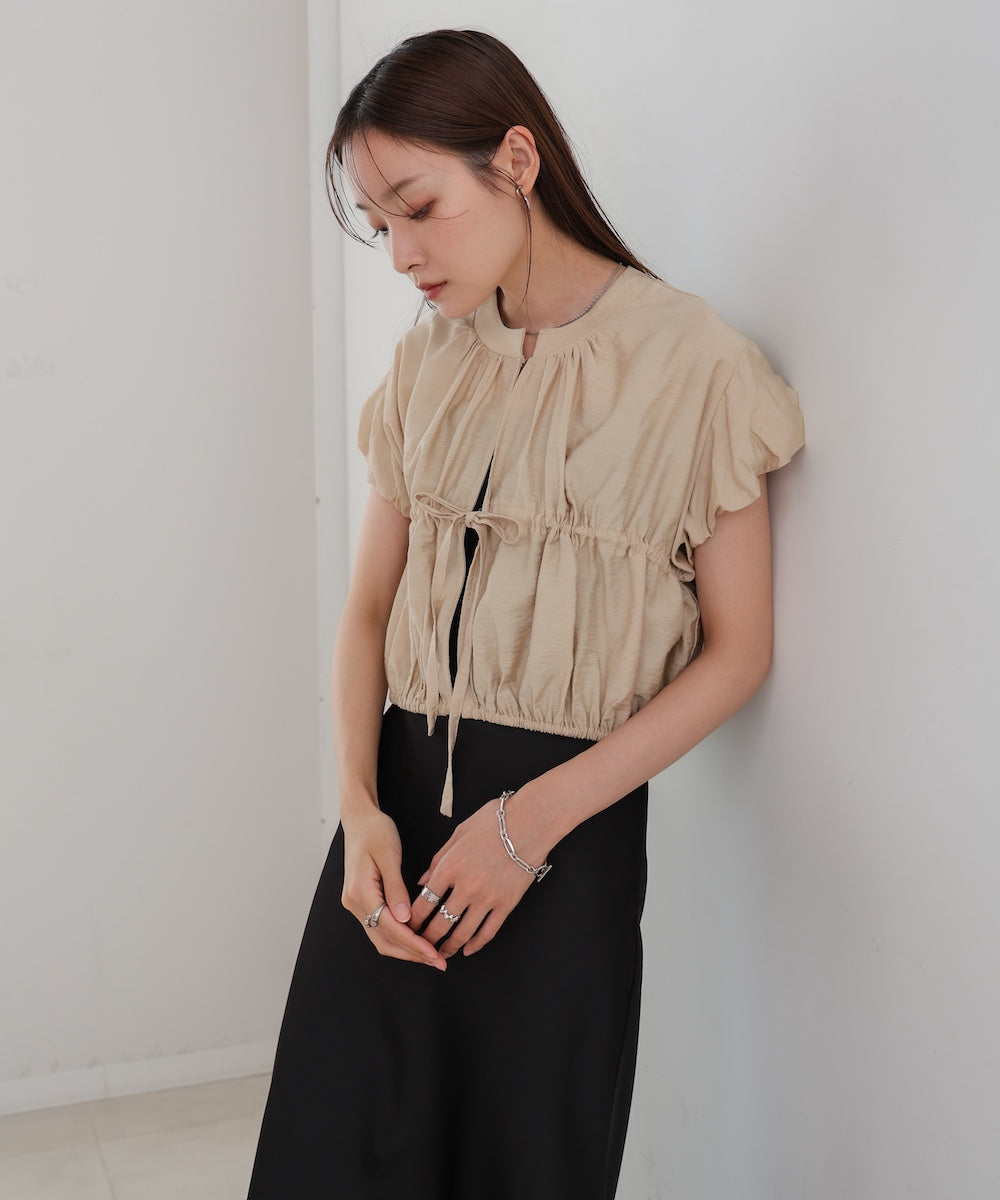 ギャザードロストシャツベスト