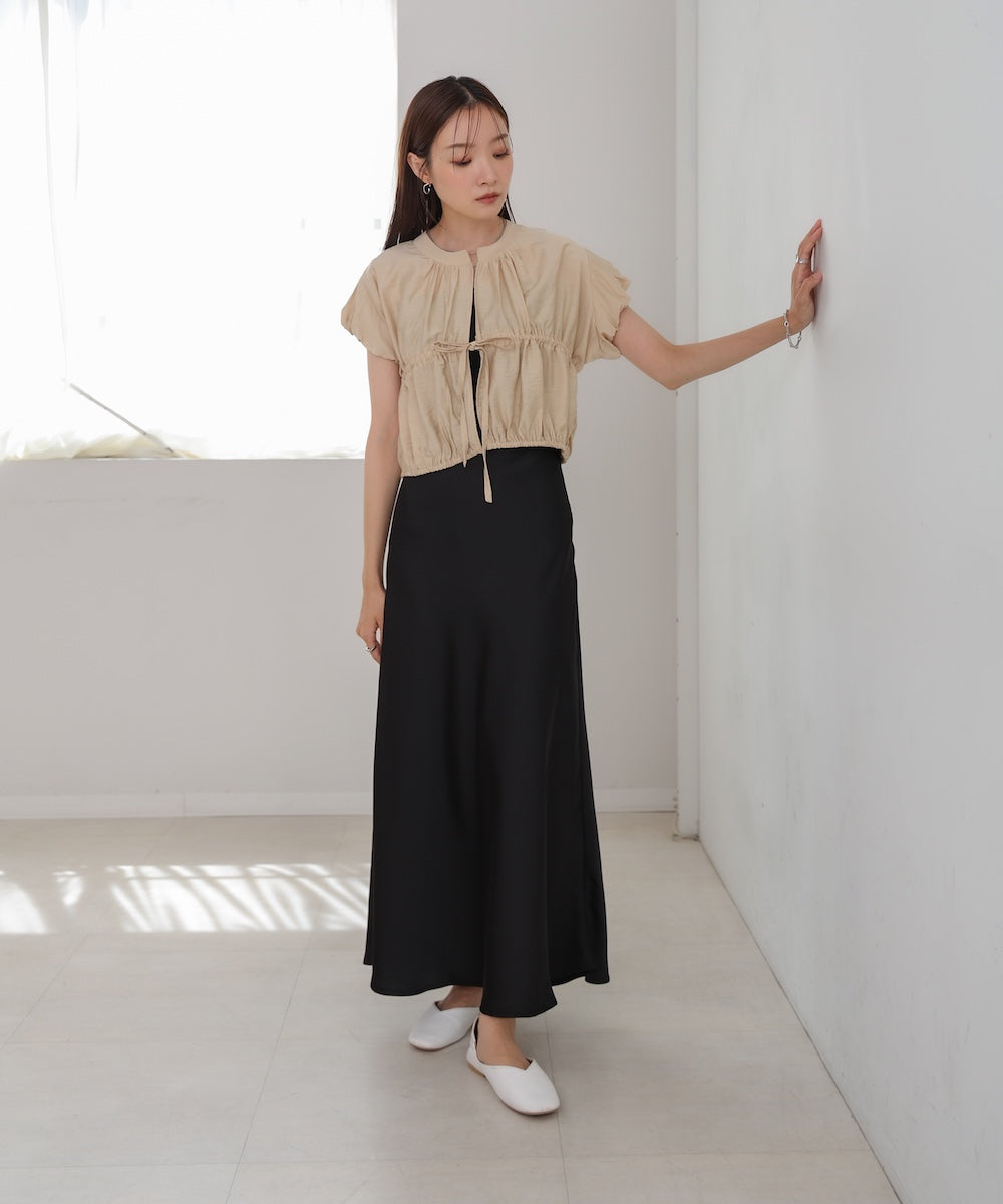 ギャザードロストシャツベスト