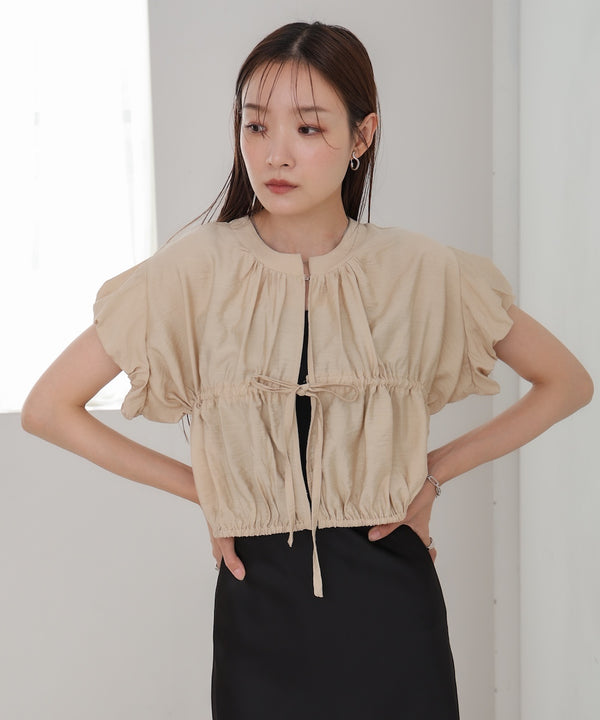 ギャザードロストシャツベスト