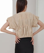 ギャザードロストシャツベスト