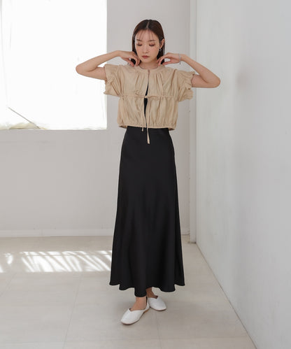 ギャザードロストシャツベスト