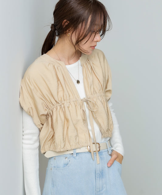 ギャザードロストシャツベスト