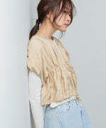 ギャザードロストシャツベスト