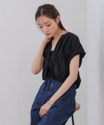 ギャザードロストシャツベスト