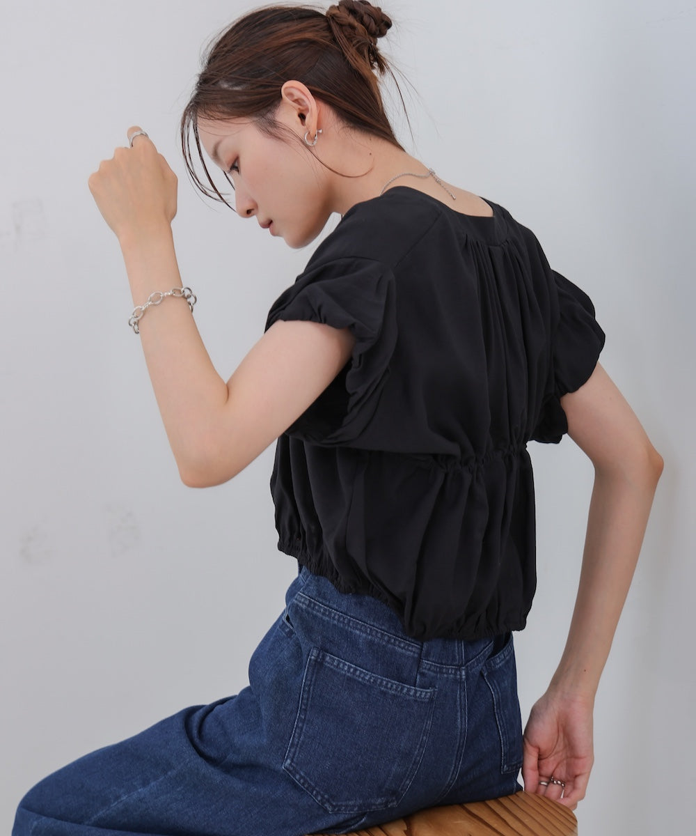 ギャザードロストシャツベスト