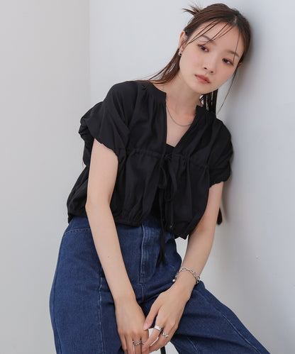 ギャザードロストシャツベスト