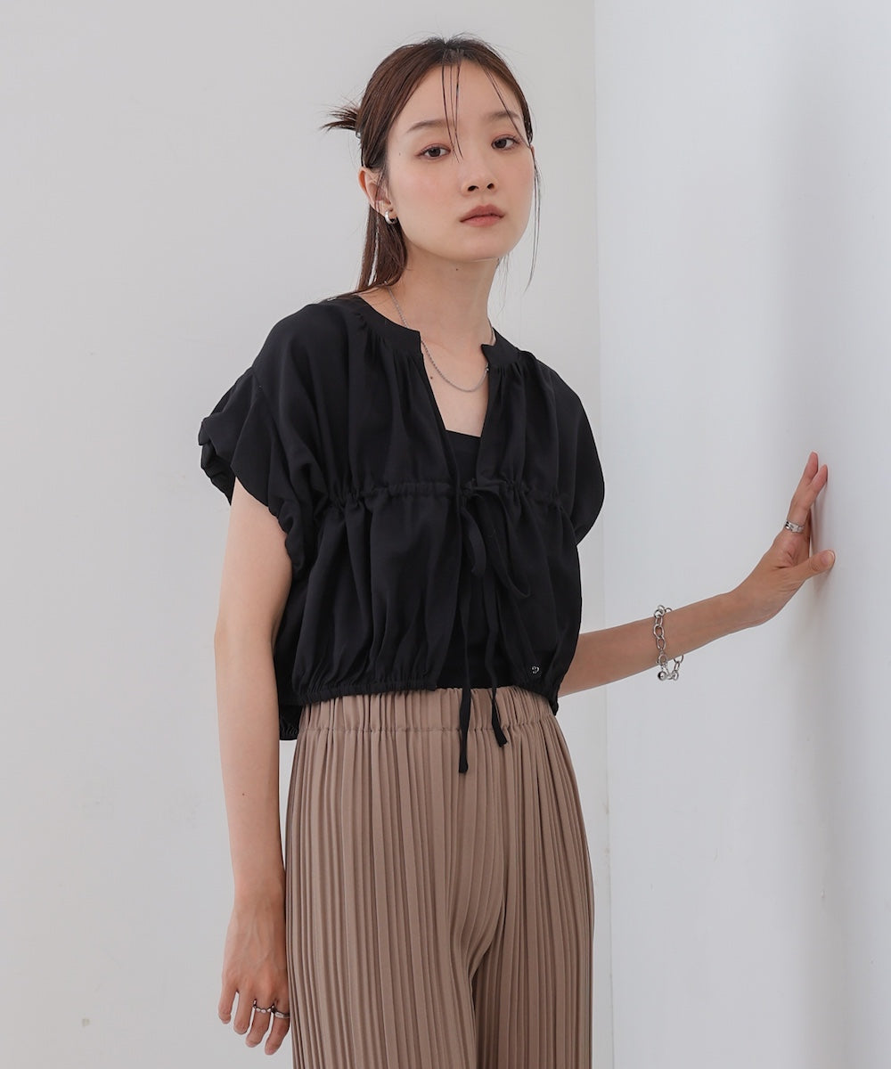 ギャザードロストシャツベスト