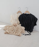 ギャザードロストシャツベスト