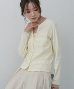 チュールギャザーカーディガン