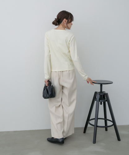 【2026SS】チュールギャザーカーディガン