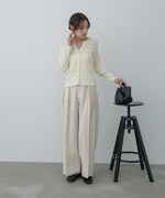 【2026SS】チュールギャザーカーディガン