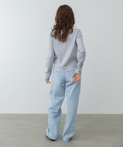 【2026SS】チュールギャザーカーディガン