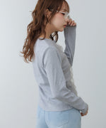 【2026SS】チュールギャザーカーディガン