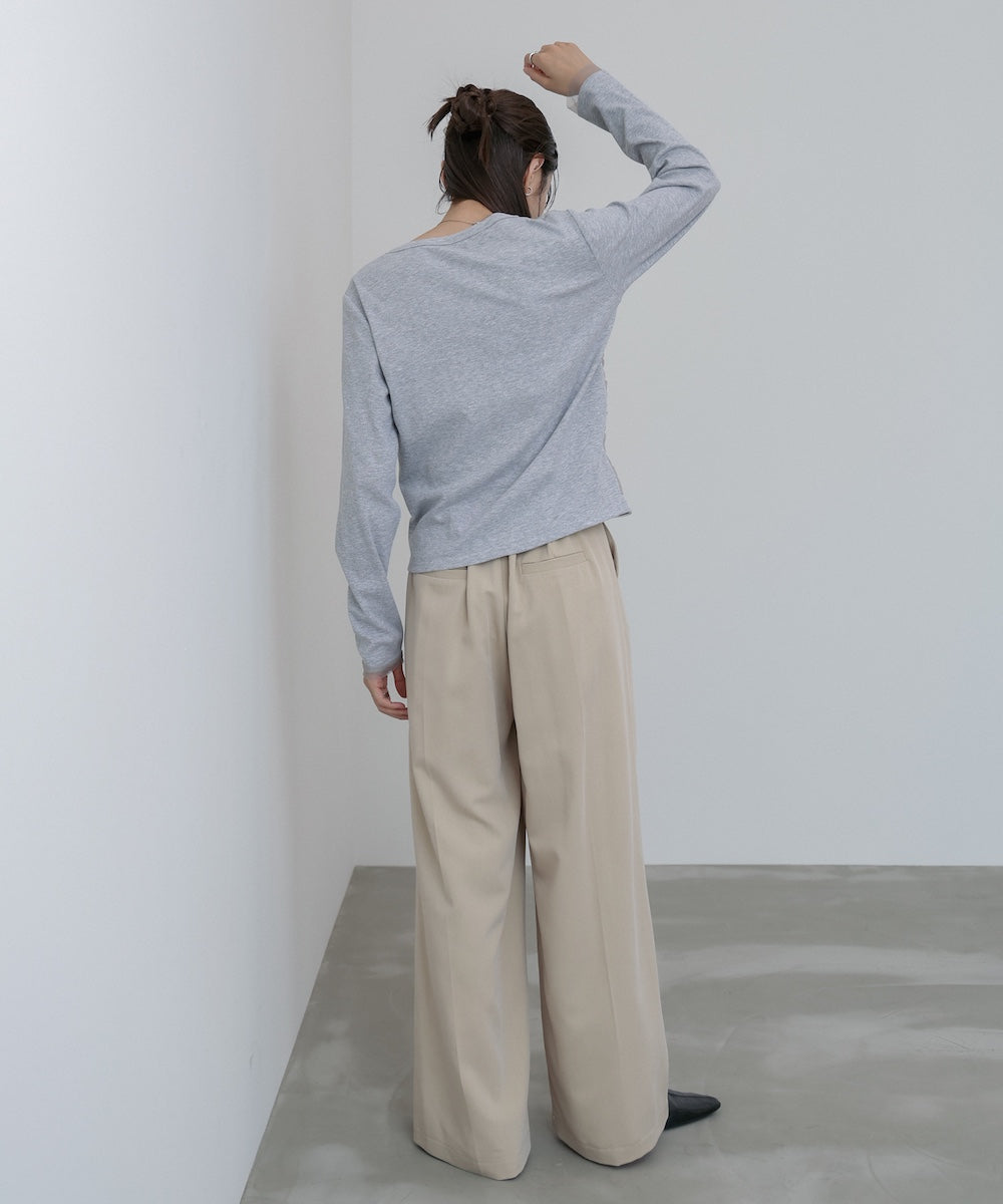 チュールギャザーカーディガン