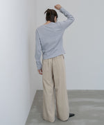 チュールギャザーカーディガン