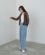 チュールギャザーカーディガン