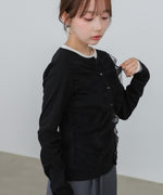 【2026SS】チュールギャザーカーディガン