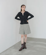 チュールギャザーカーディガン