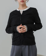 【2026SS】チュールギャザーカーディガン