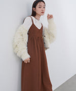 【S・Mサイズ展開】ビスチェライクフレアキャミワンピース