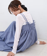 【S・Mサイズ展開】ビスチェライクフレアキャミワンピース