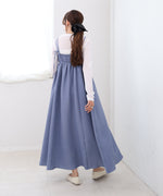 【S・Mサイズ展開】ビスチェライクフレアキャミワンピース