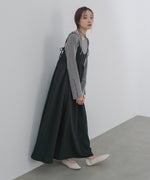 【S・Mサイズ展開】ビスチェライクフレアキャミワンピース