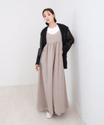 【S・Mサイズ展開】ビスチェライクフレアキャミワンピース