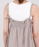 【S・Mサイズ展開】ビスチェライクフレアキャミワンピース