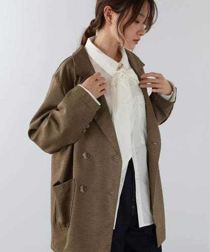 バックリボンダブルジャケット