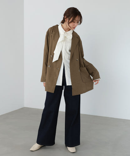 バックリボンダブルジャケット