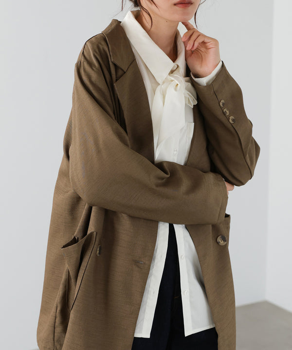 バックリボンダブルジャケット