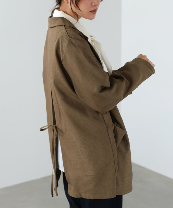 バックリボンダブルジャケット