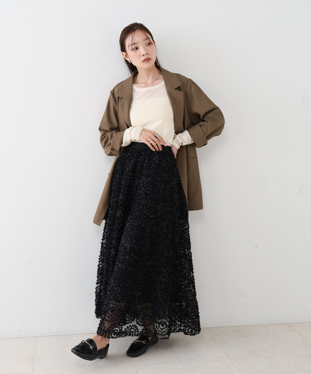 バックリボンダブルジャケット