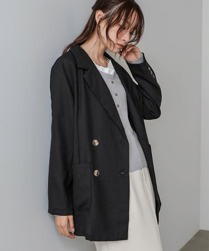 バックリボンダブルジャケット