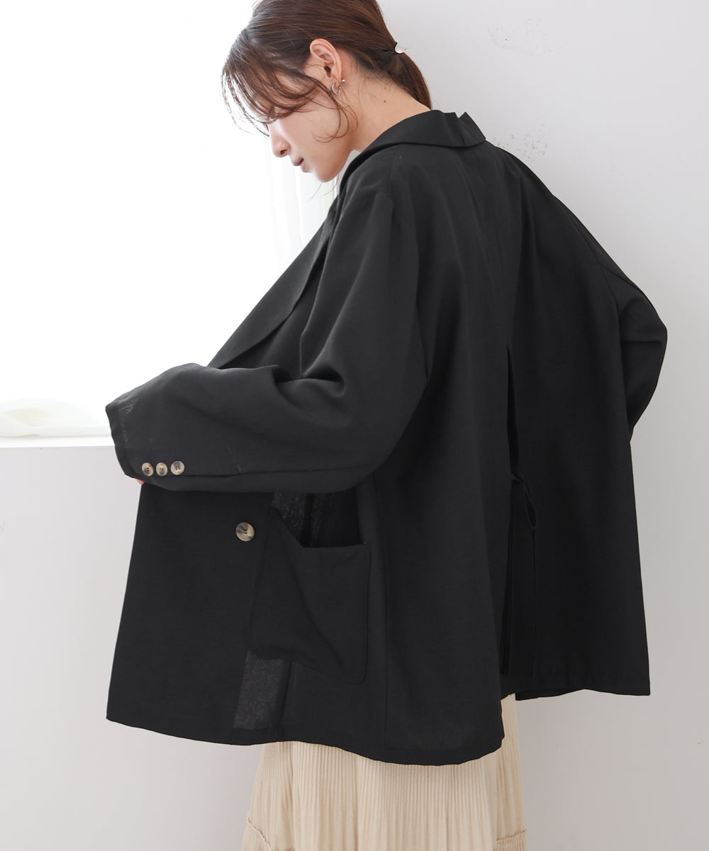 バックリボンダブルジャケット