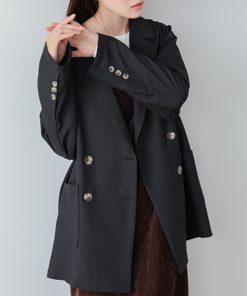 バックリボンダブルジャケット