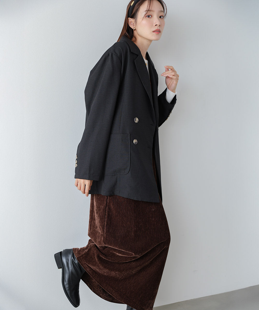 バックリボンダブルジャケット