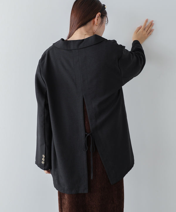 バックリボンダブルジャケット